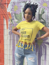 Load image into Gallery viewer, yellow combed ring spun cotton fine jersey t-shirt