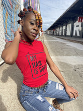 Load image into Gallery viewer, red combed ring spun cotton fine jersey t-shirt