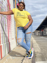 Load image into Gallery viewer, yellow combed ring spun cotton fine jersey t-shirt