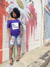 Load image into Gallery viewer, purple combed ring spun cotton fine jersey t-shirt